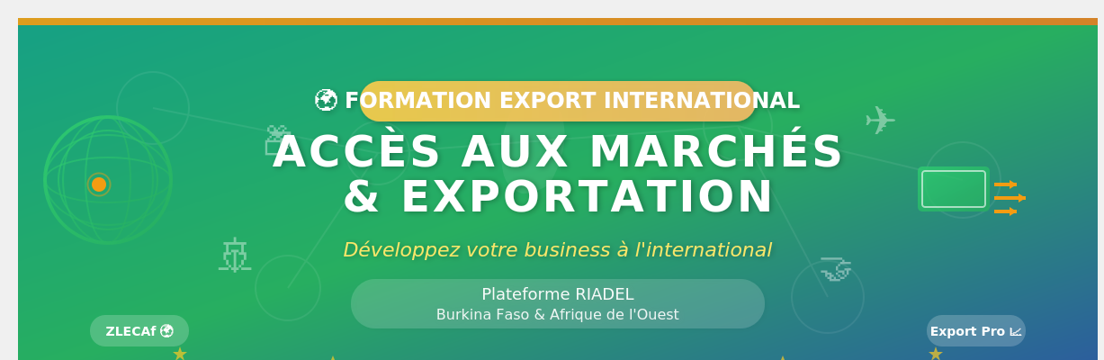 ACCES AUX MARCHES ET EXPORTATION